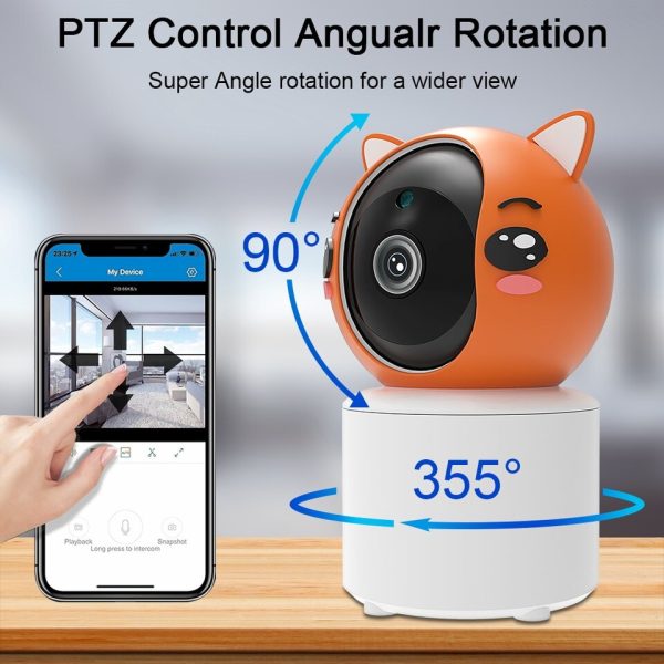 5G WiFi Surveillance Camera Tuya Smart Life CCTV PTZ IP Camera Color Night Vision Smart Tracking Wireless Video