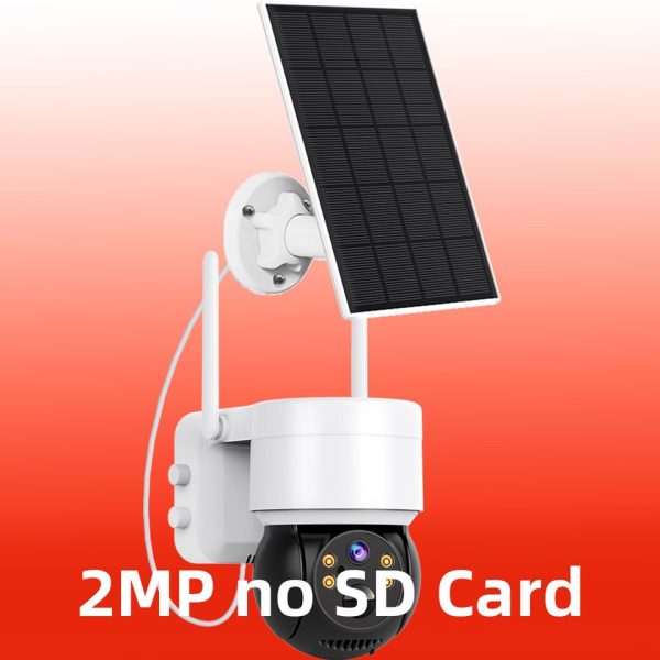 2MP Solar Camera Wifi Outdoor 1080P PIR Surveillance IP Cameras With Solar Panel Recharge Battery Color Night Vision - Image 6