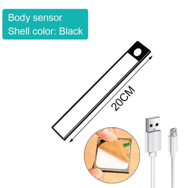 Ultra thin LED Light Under Cabinet Light Motion Sensor light Closet Light Cabinet Kitchen Bedroom Wardrobe Lighting Night light - Image 13
