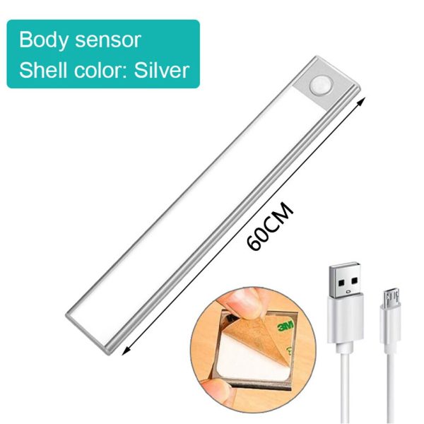 Ultra thin LED Light Under Cabinet Light Motion Sensor light Closet Light Cabinet Kitchen Bedroom Wardrobe Lighting Night light - Image 8