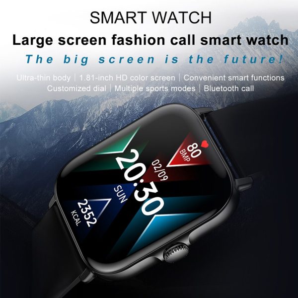 LEMFO Smart Watch T12 2022 Men Women 1.81 inch Full Touch Screen Fitness Tracker IP67 Waterproof GTS 3 Smartwatch pk P28 GTS3 - Image 19