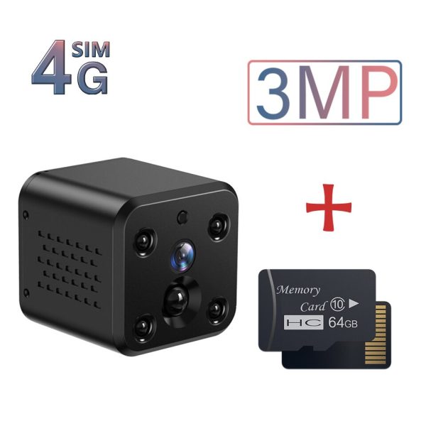 4K 4G SIM Card Battery Mini Camera Built in 3000mAh Battery IR Night Surveillance Home Security Video Protection Baby Monitor - Image 15