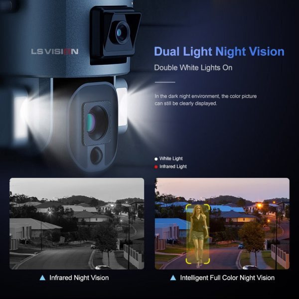 4K 8MP Solar Camera 360° PTZ 10X Zoom 4G SIM /WIFI Security Outdoor Camera  Humanoid Tracking Color Night Vision Cam - Image 5