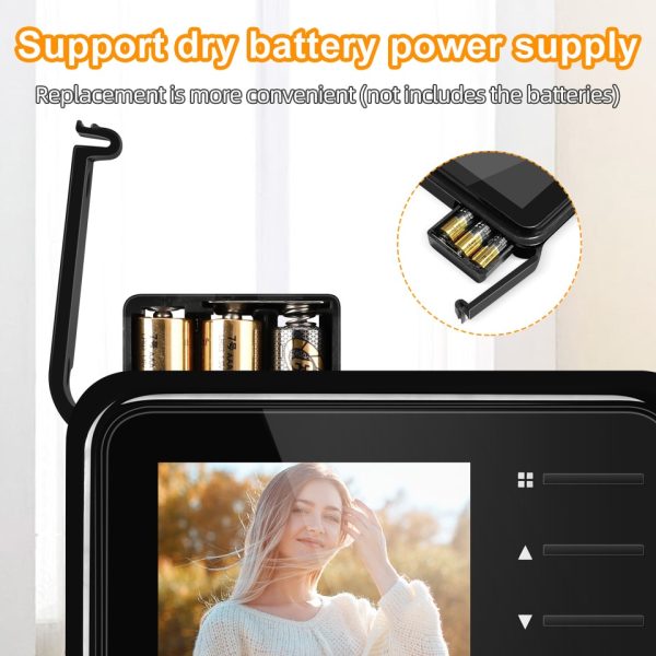 WSDCAM Video Peephole Doorbell Camera 2.4Inch LCD IR Night Vision Video Eye Door Bell  Visual Doorbell Smart Home Outdoor Camera - Image 4