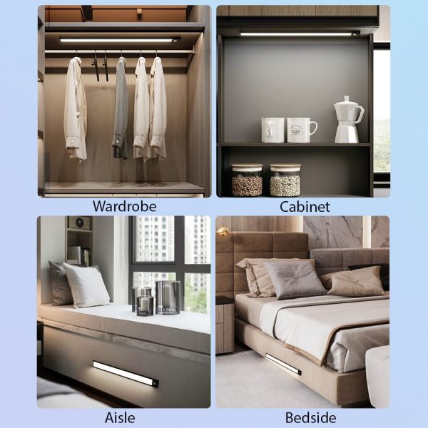 Ultra thin LED Light Under Cabinet Light Motion Sensor light Closet Light Cabinet Kitchen Bedroom Wardrobe Lighting Night light - Image 3