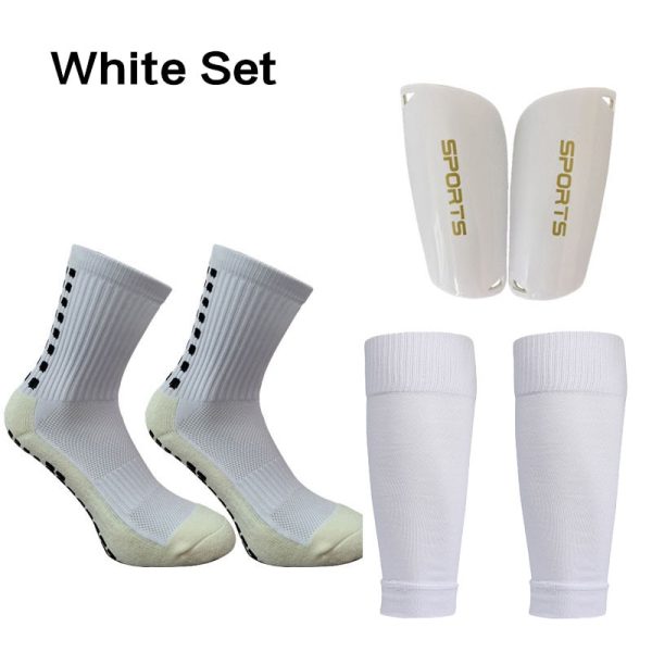 A Set Hight Elasticity Soccer Shin Guard Sleeves Adults  Soccer Pads Trusox Anti-Slip Socks Legging Cover Sports Protective Gear - Image 10