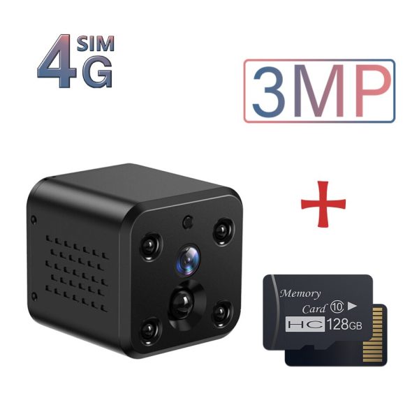 4K 4G SIM Card Battery Mini Camera Built in 3000mAh Battery IR Night Surveillance Home Security Video Protection Baby Monitor - Image 6