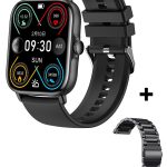 LEMFO Smart Watch T12 2022 Men Women 1.81 inch Full Touch Screen Fitness Tracker IP67 Waterproof GTS 3 Smartwatch pk P28 GTS3