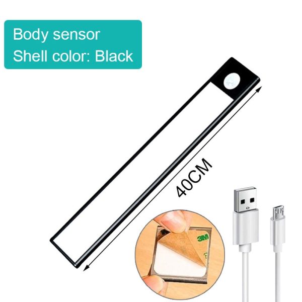 Ultra thin LED Light Under Cabinet Light Motion Sensor light Closet Light Cabinet Kitchen Bedroom Wardrobe Lighting Night light - Image 15