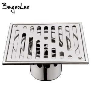 Stainless Steel Square Shower Grate Waste Tile Insert Square Floor Waste Grates Bathroom Drains Drain Strainer