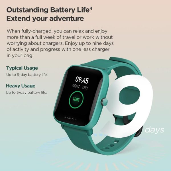 Amazfit Bip U Pro GPS Smartwatch Color Screen 31g 5 ATM Water-resistance 60+ Sports Mode Smart Watch for Android