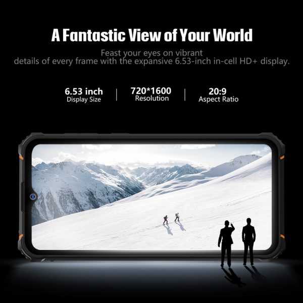 6.53 Inch W10 Pro Rugged Smartphone Android 12 Octa-Core NFC Cellphone 15000mAh Large Battery 20MP 6GB 64GB Moblie Phone - Image 7