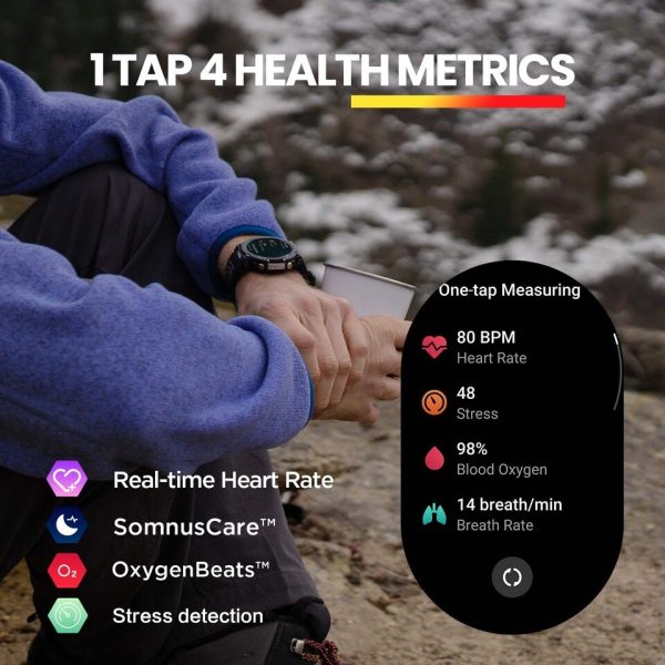 New Amazfit T Rex 2 Smartwatch T-Rex 2  Dual Band Route Import 150+Built-in Sports Modes Smart Watch - Image 7