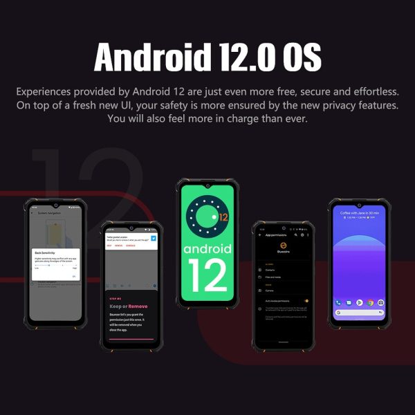 6.53 Inch W10 Pro Rugged Smartphone Android 12 Octa-Core NFC Cellphone 15000mAh Large Battery 20MP 6GB 64GB Moblie Phone - Image 6