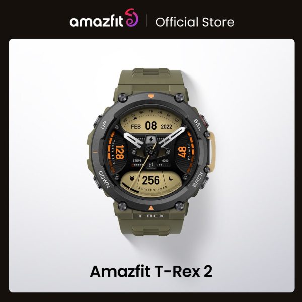 New Amazfit T Rex 2 Smartwatch T-Rex 2  Dual Band Route Import 150+Built-in Sports Modes Smart Watch - Image 3