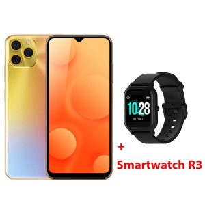 Blackview A95 Smartphone 8GB+128GB Octa Core Android 11 Mobile Phone 6.528 HD+ Display 20MP Camera 4380mAh Helio P70 Cellphone