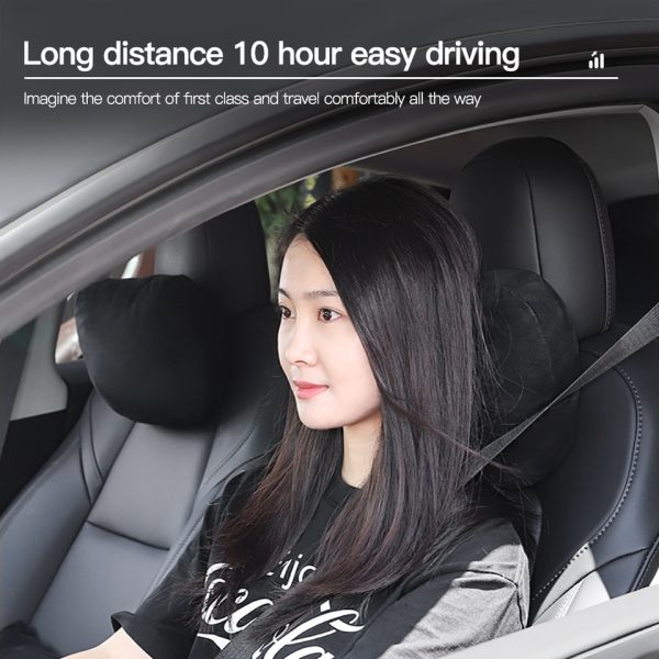 For Tesla Model 3 Model Y Headrest Neck Pillow for Model3 2023 Seat Lumbar Cushion Headrest Neck Tesla Aar ModelY Accessories - Image 3