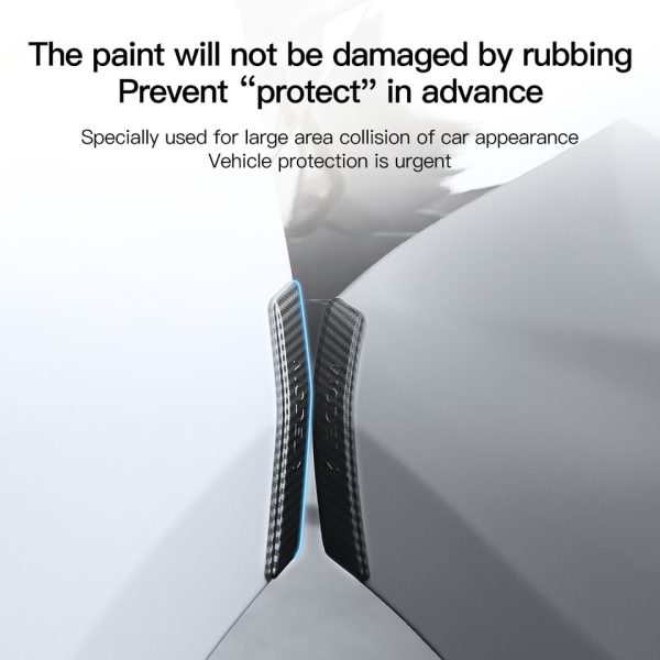 YZ For Tesla Model 3 Model Y Car Door Anti-collision Strip ABS Paint Body Anti Scratch Sticker Modification Accessories - Image 8