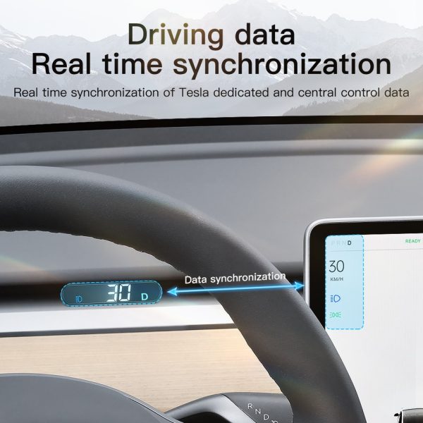 HUD Head-up Display For Tesla Model 3 Model Y Dedicated Head-up Display Speedometer For TESLA Car Model3 ModelY Accessiores - Image 3