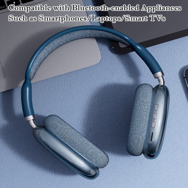 P9 Wireless Bluetooth Headphones With Mic Noise Cancelling Headsets Stereo Sound Earphones Sports Gaming Headphones Supports TF - Image 13