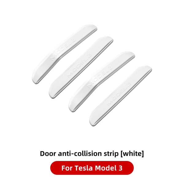 YZ For Tesla Model 3 Model Y Car Door Anti-collision Strip ABS Paint Body Anti Scratch Sticker Modification Accessories - Image 7