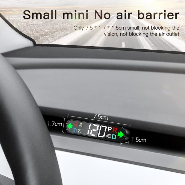 HUD Head-up Display For Tesla Model 3 Model Y Dedicated Head-up Display Speedometer For TESLA Car Model3 ModelY Accessiores - Image 2
