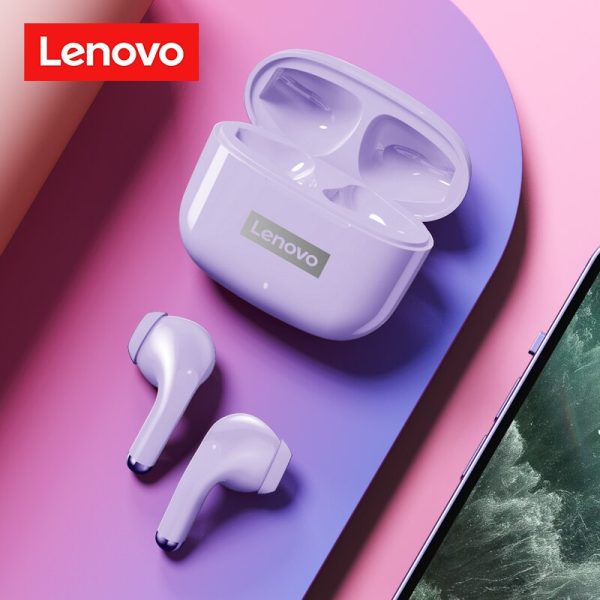 Lenovo LP40 Pro Earphones Bluetooth 5.0 Wireless Sports Headphone Waterproof Earbuds with Mic Touch Control TWS Headset - Image 6