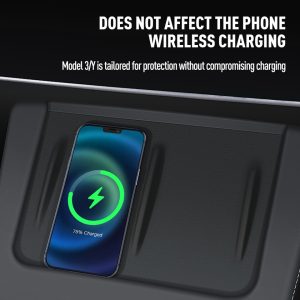 For Tesla Model Y Model 3 Silicone Anti-skid Pad For Tesla Car 2021-22 Model3 Phone Wireless Charging Pad ModelY Accessories