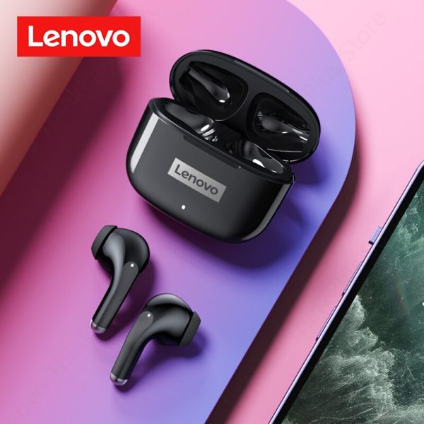 Lenovo LP40 Pro Earphones Bluetooth 5.0 Wireless Sports Headphone Waterproof Earbuds with Mic Touch Control TWS Headset - Image 9