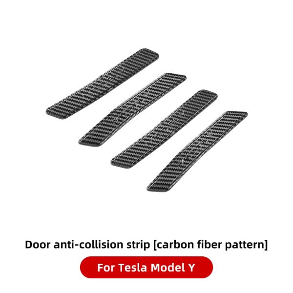 YZ For Tesla Model 3 Model Y Car Door Anti-collision Strip ABS Paint Body Anti Scratch Sticker Modification Accessories - Image 11