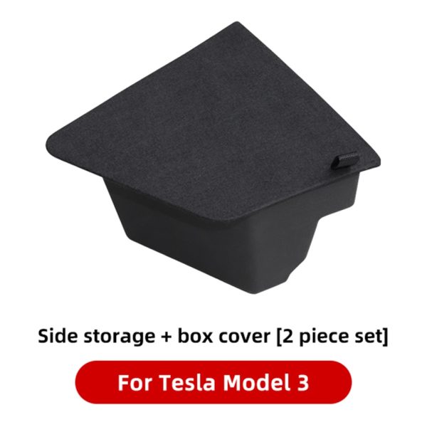 Update Rear Trunk Left Side Storage Box For Tesla Model 3 2021-2022 Space Fire Extinguisher Partition Decoration Accessories - Image 4