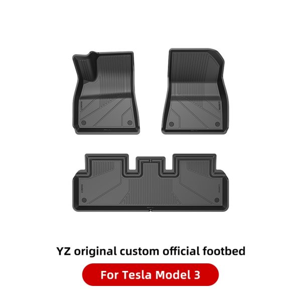 For Tesla Floor Mats Model 3 Y 2021-2023 Car Four Seasons Waterproof Non-slip Floor Mat NEW  TPE Special Car Accessories - Image 8