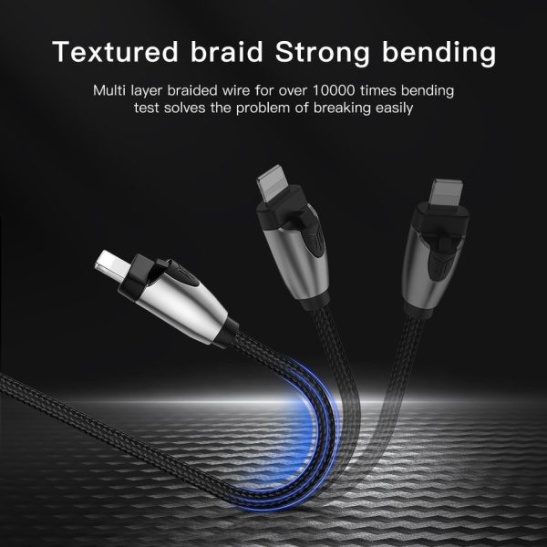 Car Charging Cable For Tesla Model 3 Model Y 2021-2023 Mobile Phone Charging Cable 60W Fast Charging Cable Car Accessories - Image 4
