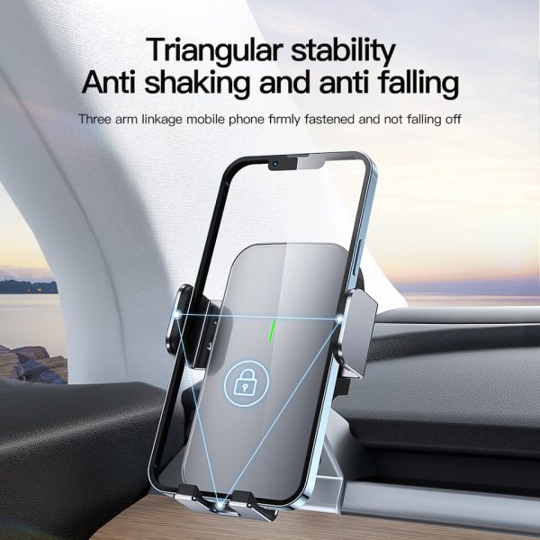 Solar Bracket Holder Stable Phone For Tesla Model 3 Model Y 2021-2023 360 Degrees Rotating Universal Solar Powered Bracket - Image 2