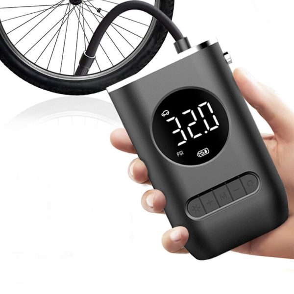 Car Air Pump Portable Mini Self Propelled Electric Tire Pump Air Pump Handheld Wireless Digital Display Charging Pump - Image 7
