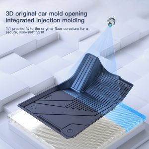 For Tesla Floor Mats Model 3 Y 2021-2023 Car Four Seasons Waterproof Non-slip Floor Mat NEW TPE Special Car Accessories