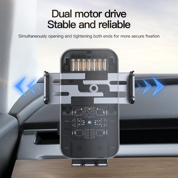 Solar Bracket Holder Stable Phone For Tesla Model 3 Model Y 2021-2023 360 Degrees Rotating Universal Solar Powered Bracket - Image 6