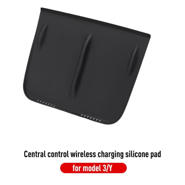 For Tesla Model Y Model 3 Silicone Anti-skid Pad For Tesla Car  2021-22 Model3 Phone Wireless Charging Pad ModelY Accessories - Image 5