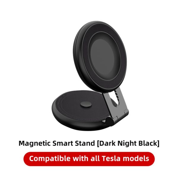 Hidden Magnetic Car Phone Holder For Tesla Model Y 3 Wireless Charger 360 Rotation Car Mobile Phone Stand Support For iPhone - Image 6