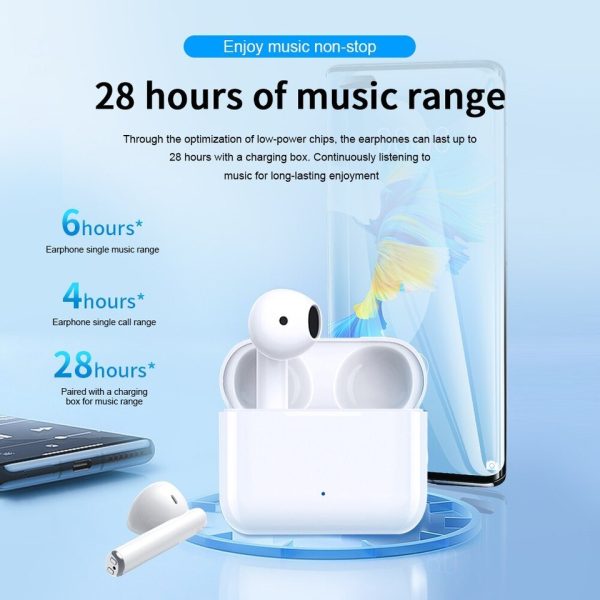 Honor Choice Earbuds X2 TWS True Wireless Earphones Bluetooth 5.2 Semi-In-Ear Bio Headphones Low-Lag Game Mode with Microphone - Image 5