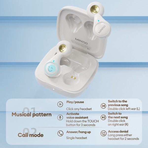 MNISO M13 Ear Clip Wireless Bluetooth Earphones Sport Headset Gaming Earbuds HD Call with Mic HIFI Sound Headphones 2023 New - Image 5