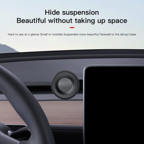 Hidden Magnetic Car Phone Holder For Tesla Model Y 3 Wireless Charger 360 Rotation Car Mobile Phone Stand Support For iPhone - Image 5