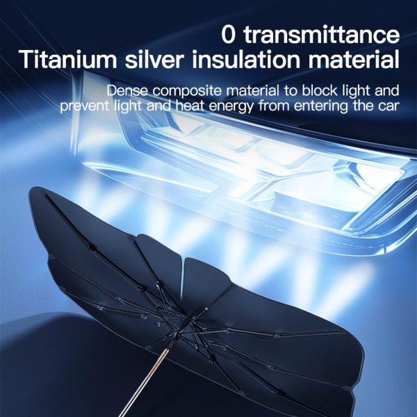 For Tesla Model 3 Model Y Car Windshled Front Sunshades 360℃ Rotate Car UV Cover Sunshade 2022 Car Accessories Sun Visor - Image 6