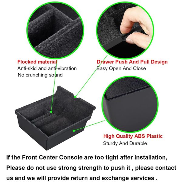 For Tesla Model 3 Model Y Center Console Organizer for TESLA Car Model3modelY Armrest Hidden Storage Box Interior Accessories - Image 4