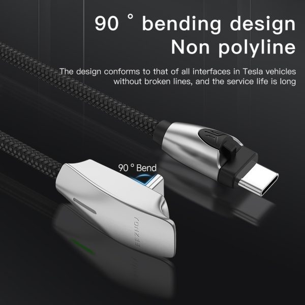Car Charging Cable For Tesla Model 3 Model Y 2021-2023 Mobile Phone Charging Cable 60W Fast Charging Cable Car Accessories - Image 2