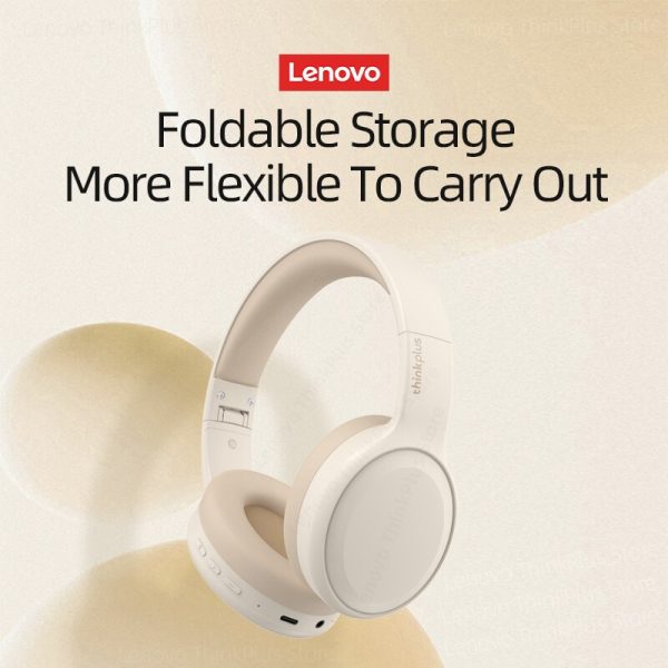 Lenovo TH30 Wireless Headphones Bluetooth 5.3 Earphones Foldable Gaming Headset Sport Headphone with Mic Music Earbuds 250mAh - Image 7