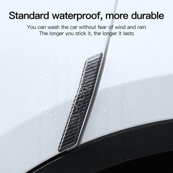 YZ For Tesla Model 3 Model Y Car Door Anti-collision Strip ABS Paint Body Anti Scratch Sticker Modification Accessories - Image 2