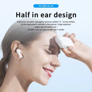Honor Choice Earbuds X2 TWS True Wireless Earphones Bluetooth 5.2 Semi-In-Ear Bio Headphones Low-Lag Game Mode with Microphone