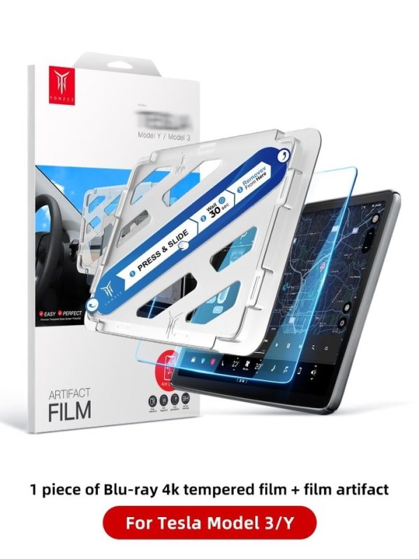 Tempered Glass Screen Protector For Tesla Model 3 Y Center Console Anti Glare HD Film Protection Screen Protecto Accessories - Image 3